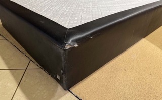 Losse boxspring, zwart